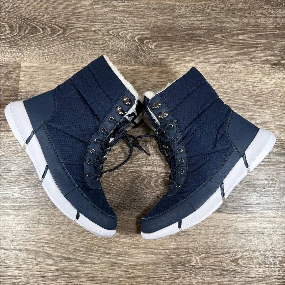 Unbranded Snow Boots Men's 44 Navy‎ Blue Fashion Lined Boots US 10